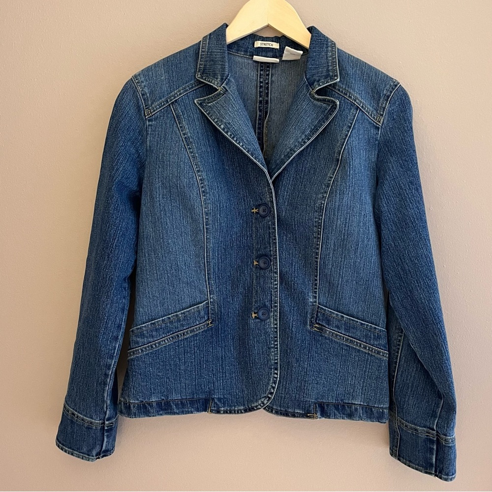 St John’s Bay Denim‎ Jacket Blue Size Small